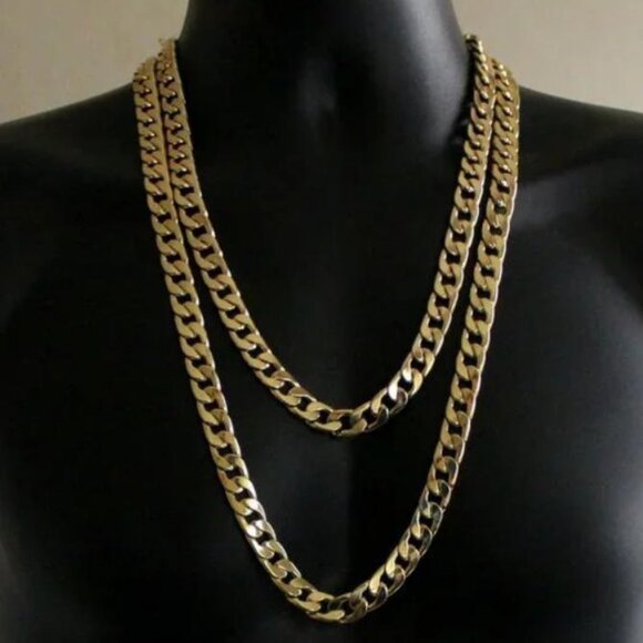 Other - 14k Gold 12mm 24" and 30" Cuban Link Chains